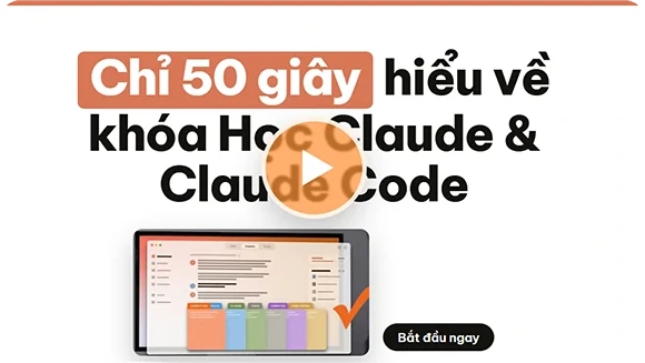 Video giới thiệu khóa học Claude Code