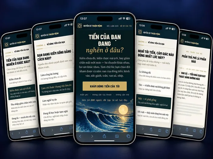 Web app luận giải tử vi, hiển thị trên điện thoại, do Claude Code dựng